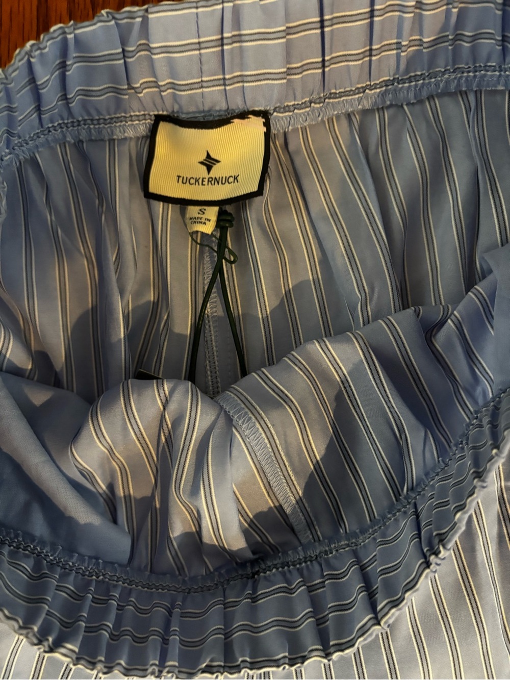 Tuckernuck Cornflower Blue Scottie Shirt & Nolan Short Set Size Small NWT - Picture 8 of 8